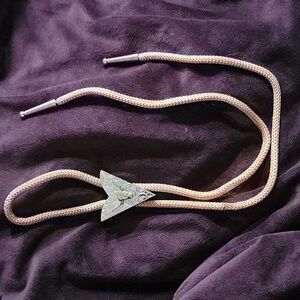 Vintage bolo tie with  bull and horns